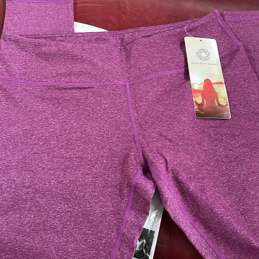 Heather purple yoga 🧘 pants